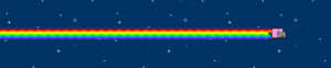 Fundal pentru monitor Pixel 3 — Nyan cat Fundal