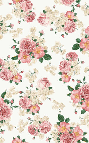 Fundal Floral Roz