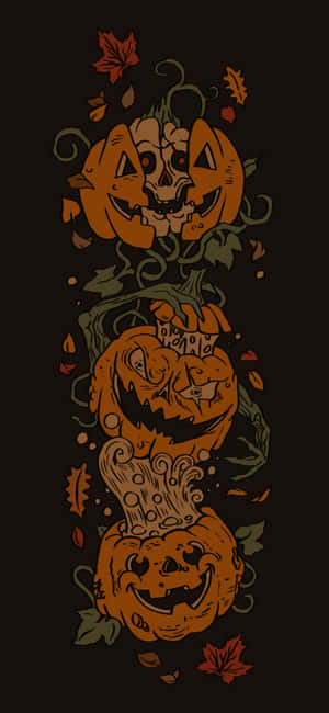 Fundal înfricoșător de Halloween — iPhone Air Fundal