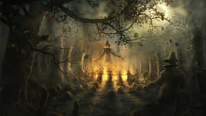 Fundal Înfricoșător de Halloween — Halloween înfricoșător Fundal