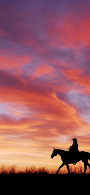 Cowboy Western iPhone — Samsung Galaxy S20 Fundal