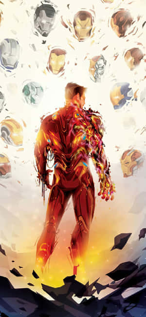 Fundal iPhone X Iron Man — Realme P Fundal