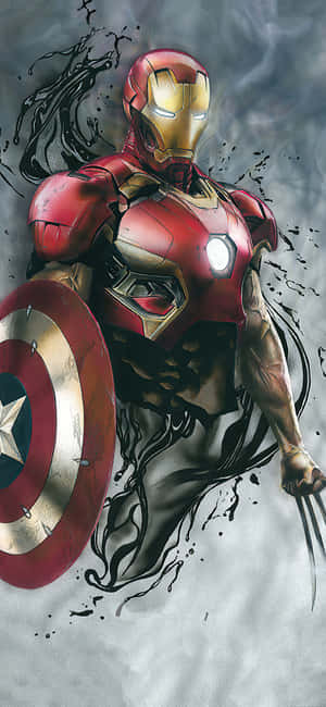 Fundal iPhone X Iron Man — RedMagic 10S Pro Fundal