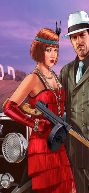 Fundal iPhone X Grand Theft Auto V — Galaxy S25 Fundal