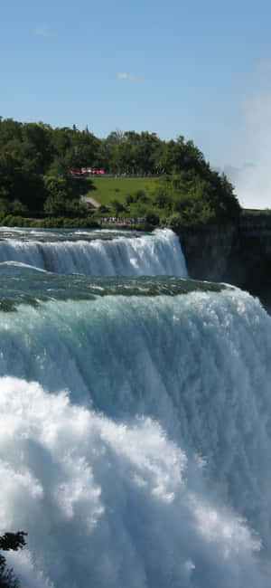 Iphone X Niagara Falls Fundal — Realme Narzo 90 Fundal