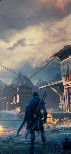 Fundal iPhone X Shadow Of Mordor — iPhone 13 Fundal