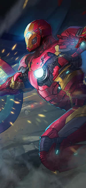 Fundal Iphone X Iron Man — Realme 15 Fundal