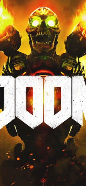 Iphone Xs Doom Background — Galaxy A18 Fundal