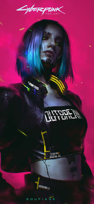 Fundal iPhone XS Max Cyberpunk 2077 — Honor X Fundal