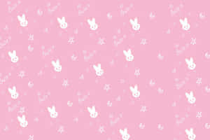 Fundal Kawaii Roz Drăguț și Încântător — Roz Kawaii Fundal