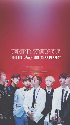 Fundal Roșu pentru Temă Telefon BTS — Bts Fundal