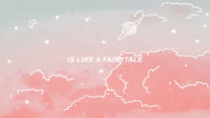 Fundal Roz Drăguț Kawaii
