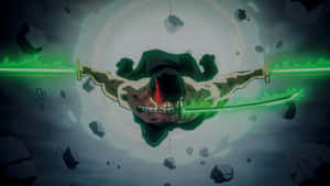 Zoro,One Piece,Wano,Haki,Anime,Verde,Rege fundaluri