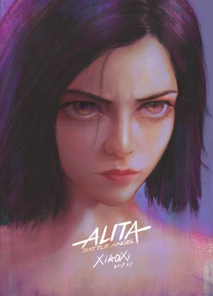 Furious Alita: Battle Angel art wallpaper. — OnePlus Pad 4 Fundal
