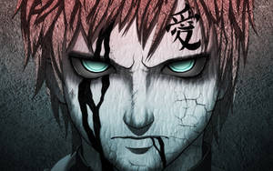 O imagine cu Gaara din anime-ul Naruto Shippuden pentru fundal de desktop.