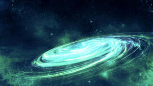 Fundal de desktop cu Galaxia Calea Lactee în spirală strălucitoare