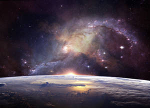 Fond de ecran cu galaxie și univers 4K — Spațiu cosmic GIF Fundal
