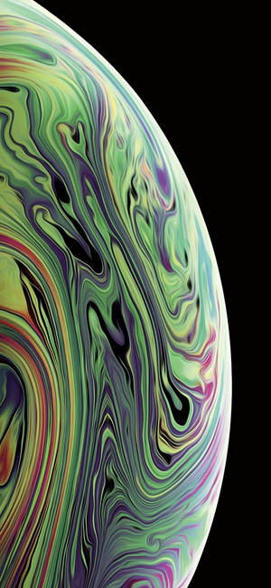 Galben-Verde Intens Iphone Xs Wallpaper