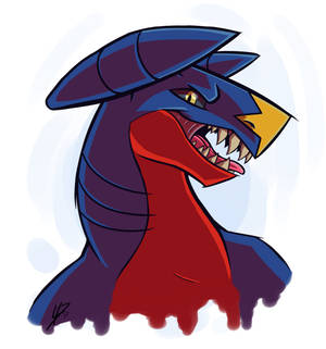 Wallpaper Garchomp fanart apropiat — Oppo Find N5 Fundal