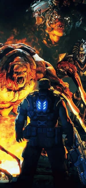 Fundal iPhone X Gears Of War 5 — Moto G87 Fundal