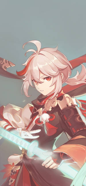 Fond de ecran Genshin Impact Kaedehara Kazuha — iPhone 17e Fundal