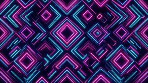 Model geometric neon pentru monitoare duale.