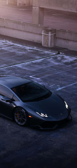 Lamborghini Negru Iphone — Vivo X300 E Fundal