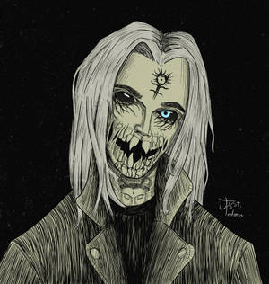 Stil Monstru Ghostemane — Pixel 10 Pro Fold Fundal