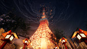 Fond de ecran Ghostwire Tokyo Norî învârtejitoare — Ghostwire Tokyo Fundal