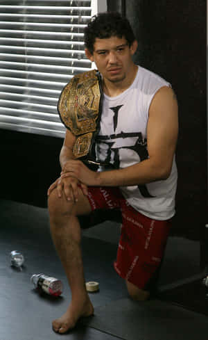 Gilbert Melendez Campion Ușor Strikeforce Îngenuncheat — Pixel Tablet Fundal