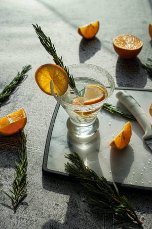Gin Portocale — Xiaomi Pad 8 Fundal