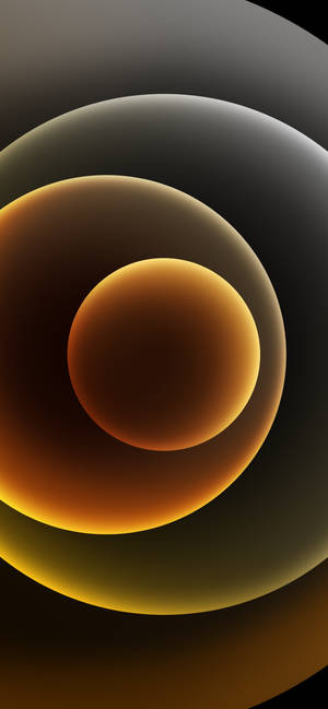 Globuri galbene wallpaper iPhone 12 — iPhone 12 Fundal
