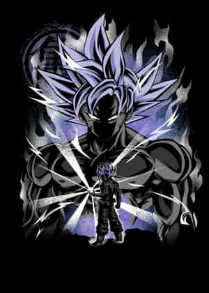 Goku Black își dezlănțuie puterea supremă — iPad a 10-a generație Fundal