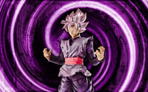 Goku Black: Puterea Distructivă a unui Răufăcător Divin — Goku Negru Fundal