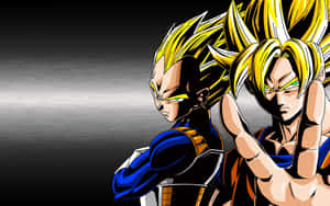 Goku și Vegeta — Dragon ball z GIF Fundal