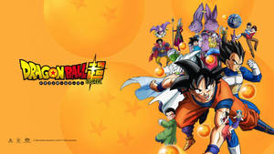 Dragon Ball Z San Goku cu alte personaje, Vegeta. Super saiyeni eroi personaje anime.