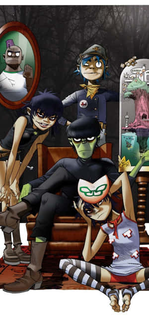 Gorillaz iPhone [wallpaper] — Oppo K13 Turbo Fundal