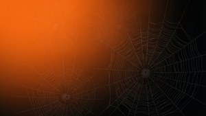 Gradient abstract cu model de pânză de păianjen, modern și minimalist. — Atmosferă de Halloween Fundal