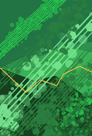 Grafic Liniar Galben Excel — Huawei MatePad Edge Fundal