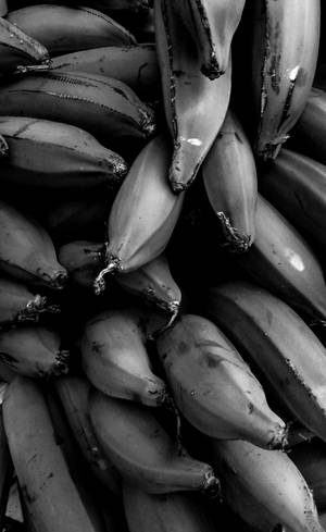 Wallpaper grămadă monocromă de banane — RedMagic Tablet Fundal