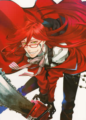 Grell Sutcliff într-o poză într-un wallpaper impresionant — Kindle Fundal