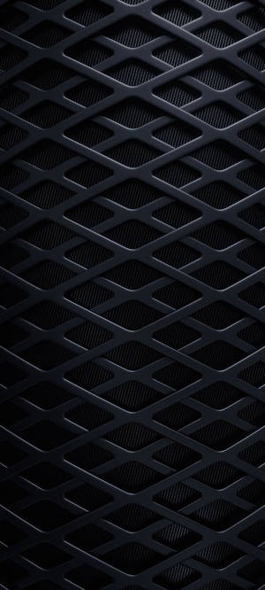 Fond de ecran grilă romboidă iPhone negru — Pixel 10 Fundal