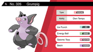 Grumpig cu Statistici — GIF de gaming Fundal