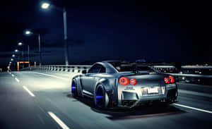 Gtr R35 — Mașină 4K GIF Fundal