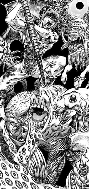 Manga Berserk — Xiaomi 17 Max Fundal