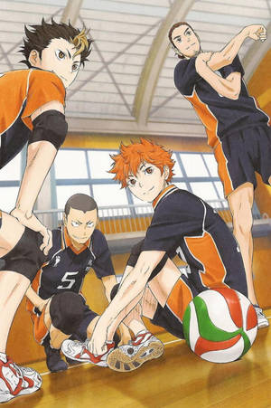 Haikyuu 4K Încălzire — Xiaomi Pad 9 Pro Fundal