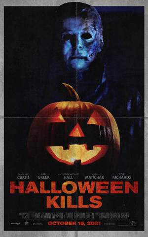 Halloween Kills mască arsă poster wallpaper — Honor Pad Fundal