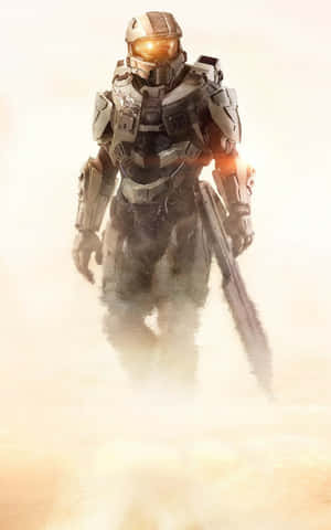Master Chief Phone — Pixel Tablet Fundal
