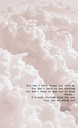 Fond de ecran Harry Styles Adore You lyrics — Galaxy Tab S9 FE Fundal