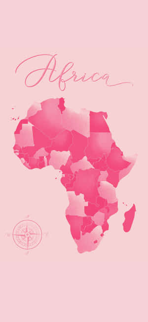Fundal Africa iPhone X — iPhone roz estetic Fundal